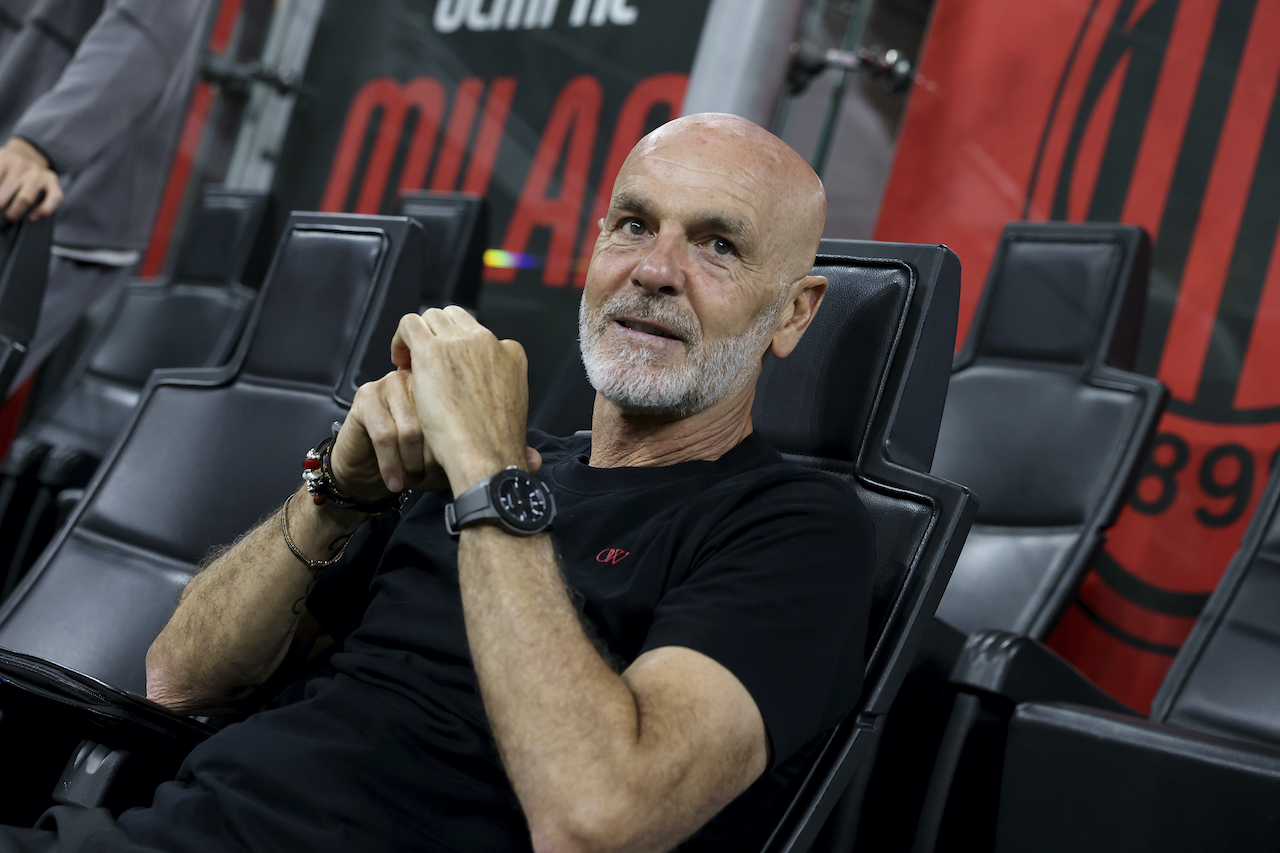 Stefano Pioli AC Milan Milan-Salernitana 3-3 Serie A 2023-2024