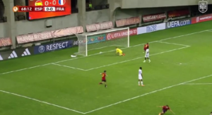 Europei 2024, Yamal l'aveva già fatto: il gol nell'Under 17 | VIDEO (screen gazzetta.it)