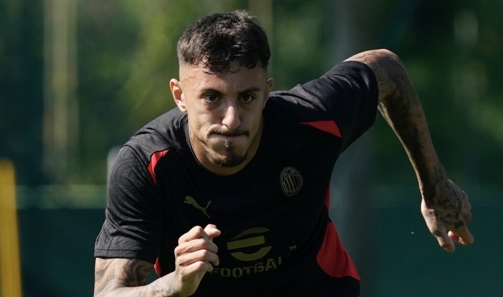 Marco Nasti AC Milan allenamento Milanello