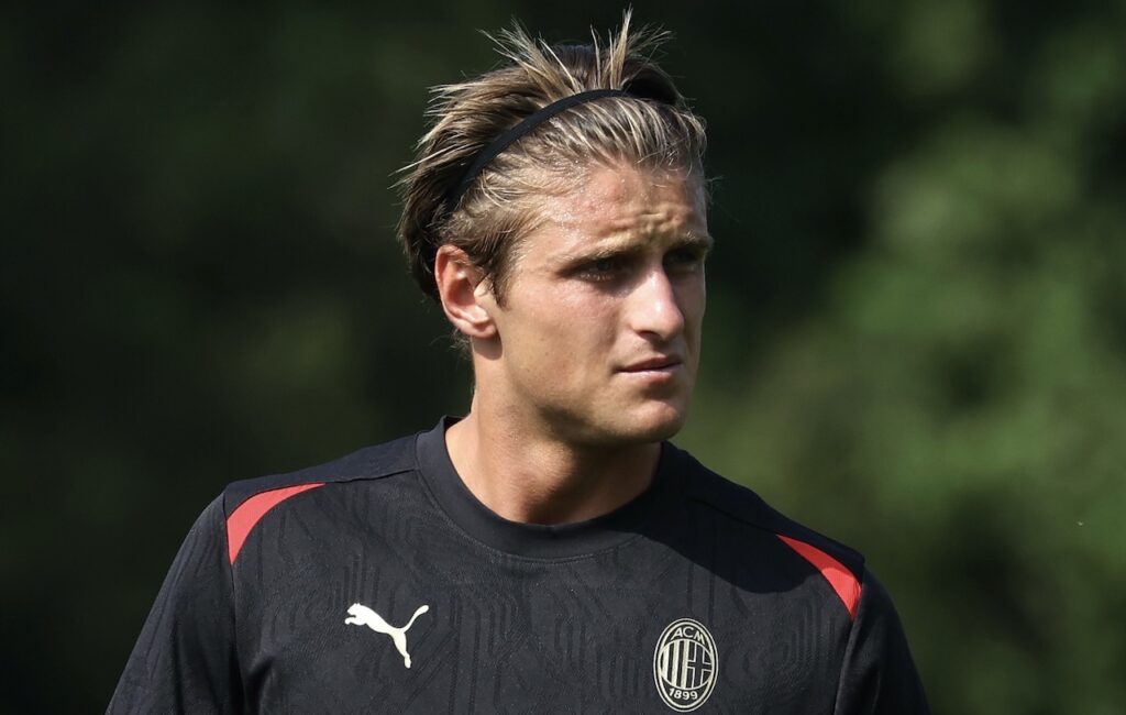 Lorenzo Colombo AC Milan allenamento Milanello