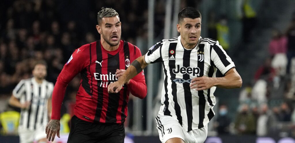 Alvaro Morata Theo Hernandez - AC Milan PLayers