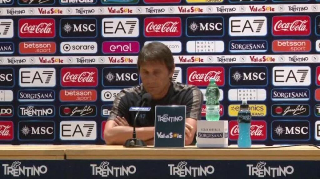 Napoli Conte conferenza stampa