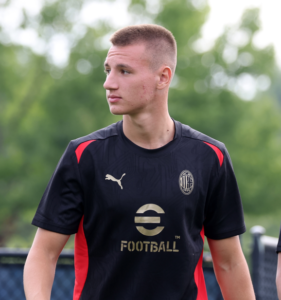 Francesco Camarda allenamento AC Milan News