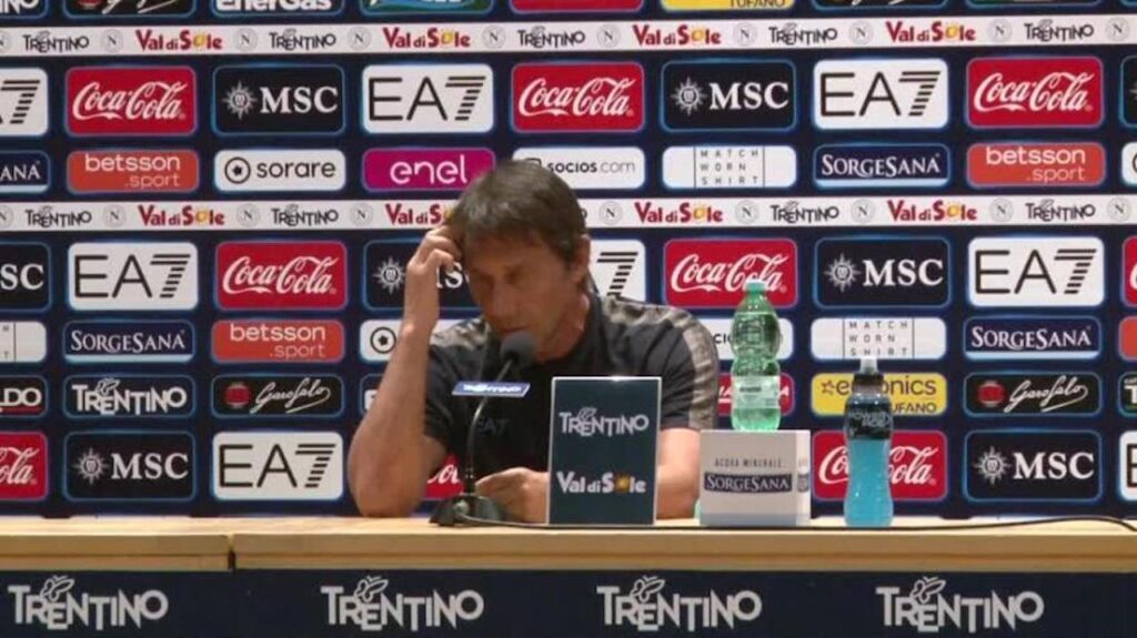 Napoli Conte conferenza stampa