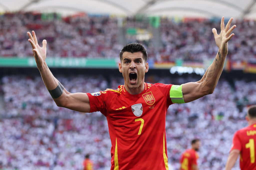 Álvaro Morata Atlético Madrid Spagna Europei 2024