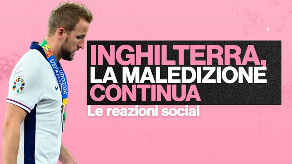 Europei 2024 Inghilterra social