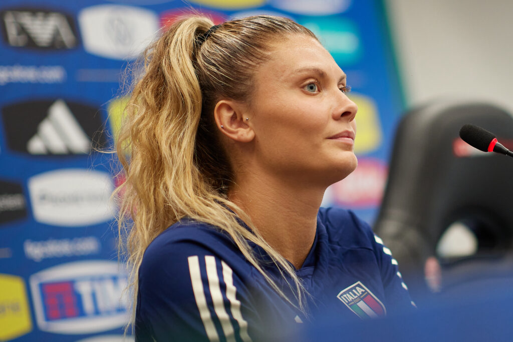 Michela Cambiaghi, calciatrice dell'Italia Femminile (getty images)