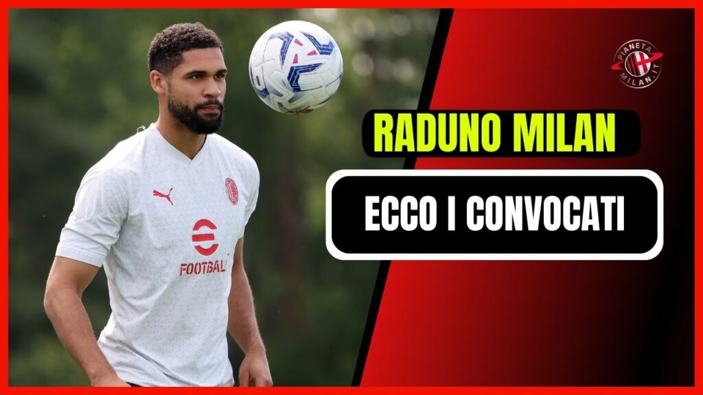Raduno AC Milan 2024-2025 convocati Fonseca