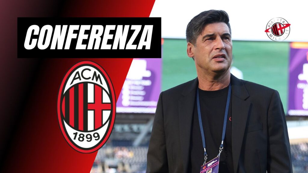 Conferenza Stampa Paulo Fonseca AC Milan amichevole Milan-Real Madrid 1-0 Soccer Champions Tour 2024 USA