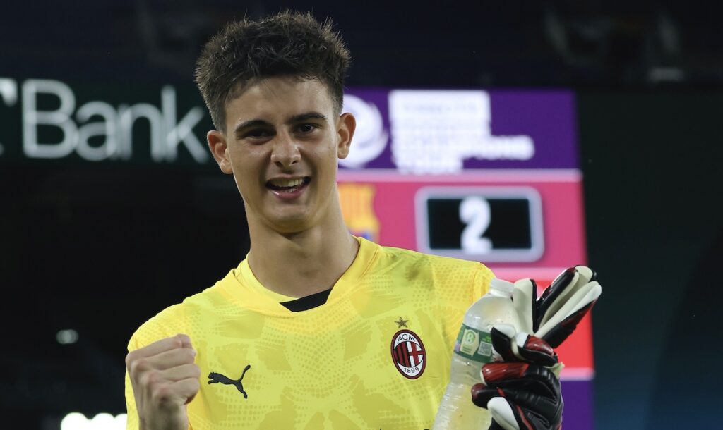 Lorenzo Torriani AC Milan amichevole Barcellona-Milan 5-6 dcr Soccer Champions Tour 2024 USA