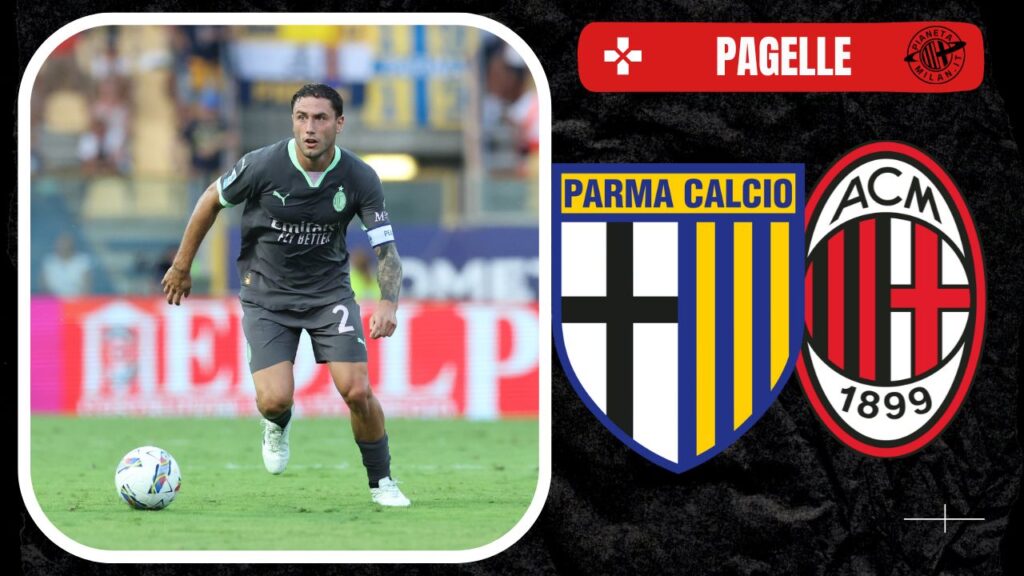 Davide Calabria AC Milan Parma-Milan 2-1 Serie A 2024-2025