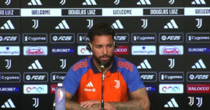 Juventus, Douglas Luiz si presenta: ecco le sue parole | VIDEO (screen Gazzetta.it)