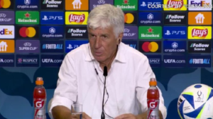 Gasperini amaro dopo la Supercoppa: "Con più cinismo..." | VIDEO (screen Gazzetta.it)