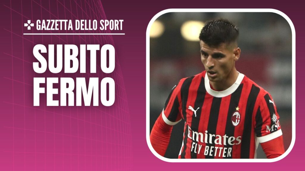 AC Milan infortunio Morata