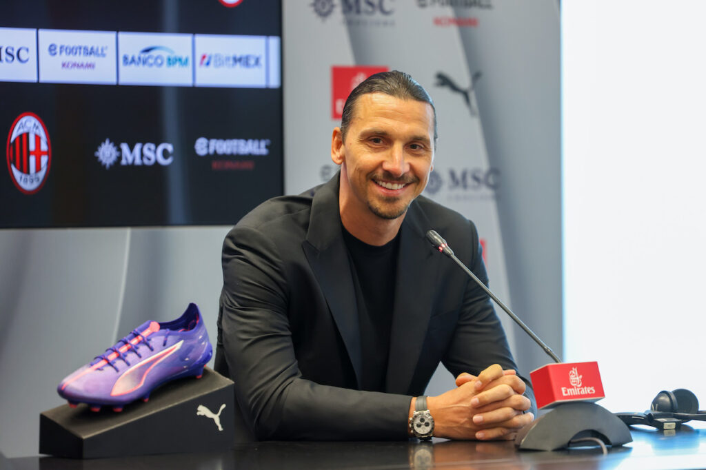 Zlatan Ibrahimovic RedBird AC Milan conferenza stampa