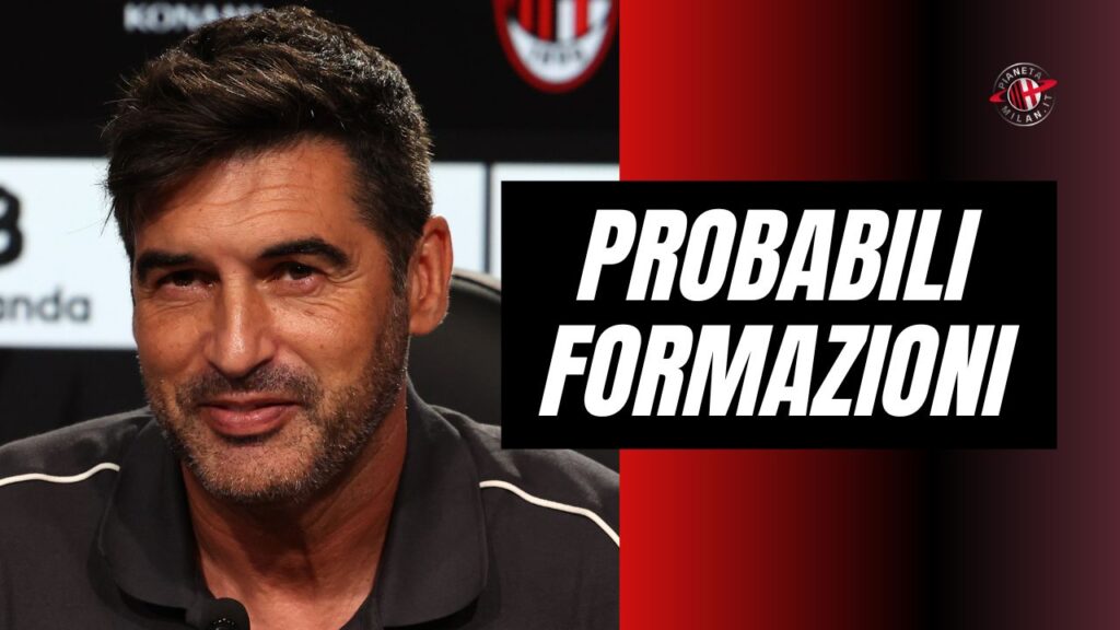 Probabili formazioni Lazio-Milan Serie A 2024-2025