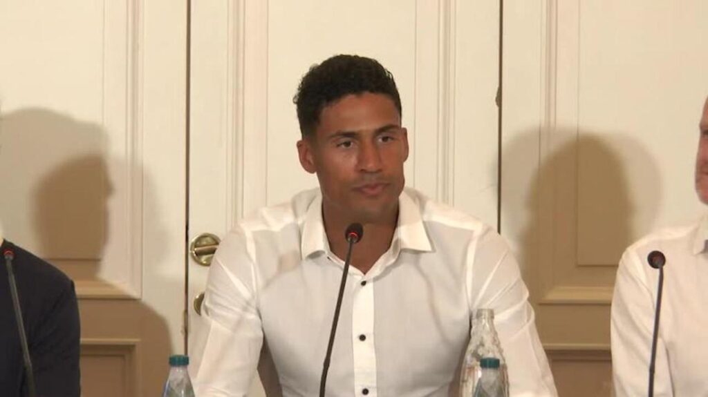Como Varane conferenza stampa