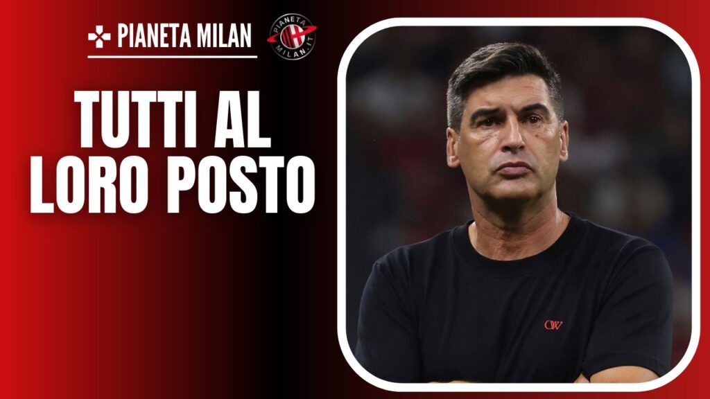 Paulo Fonseca, tecnico del Milan 22/08/2024 PianetaMilan.it
