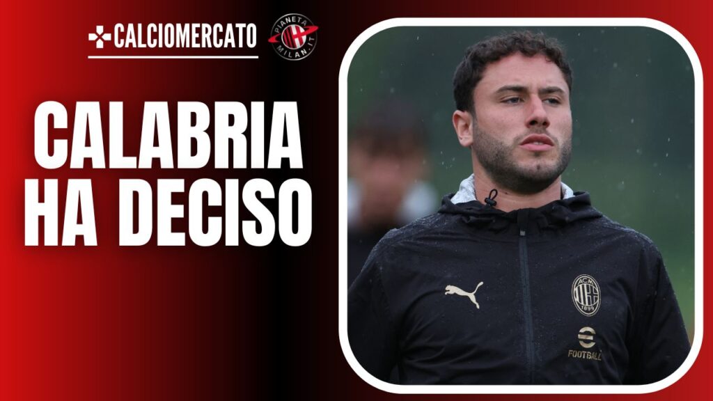 Davide Calabria Allenamento AC Milan Player