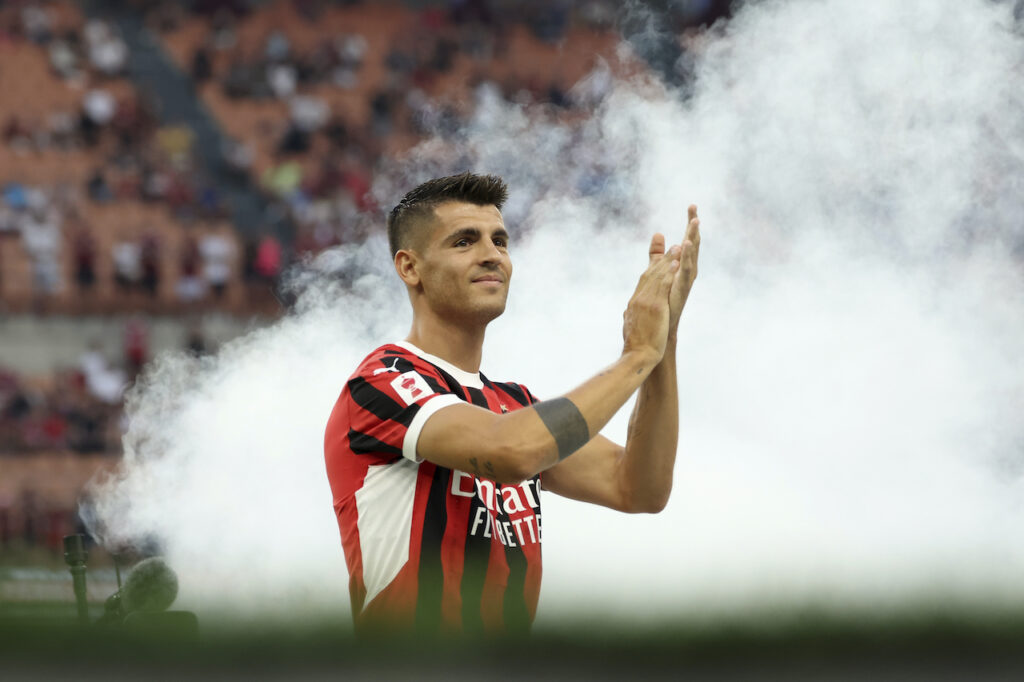 Álvaro Morata AC Milan amichevole Milan-Monza 3-1 Trofeo Silvio Berlusconi 2024