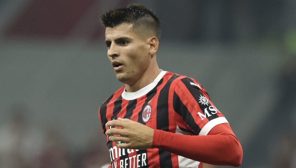 Álvaro Morata AC Milan Milan-Torino 2-2 Serie A 2024-2025
