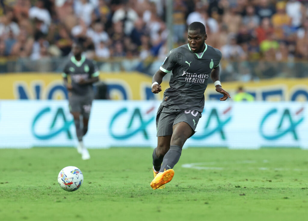 Yunus Musah AC Milan Parma-Milan 2-1 Serie A 2024-2025