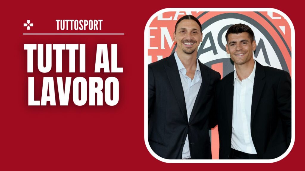 Ibrahimovic Morata Calciomercato AC Milan