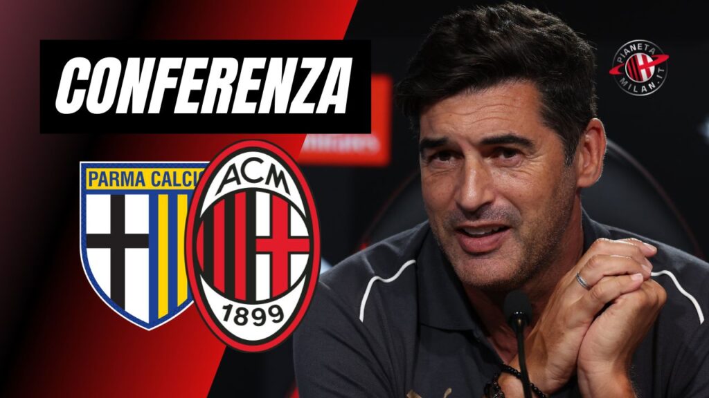 Conferenza Stampa Fonseca Parma-Milan Serie A 2024-2025 LIVE