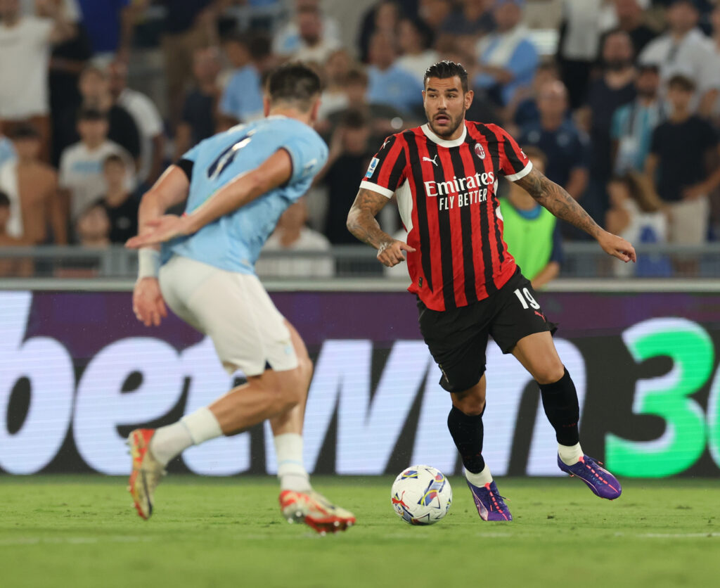 Theo Hernandez AC Milan Lazio-Milan 2-2 Serie A 2024-2025