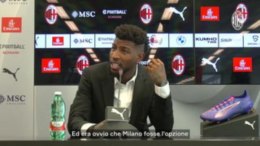 Calciomercato AC Milan Emerson Royal conferenza stampa