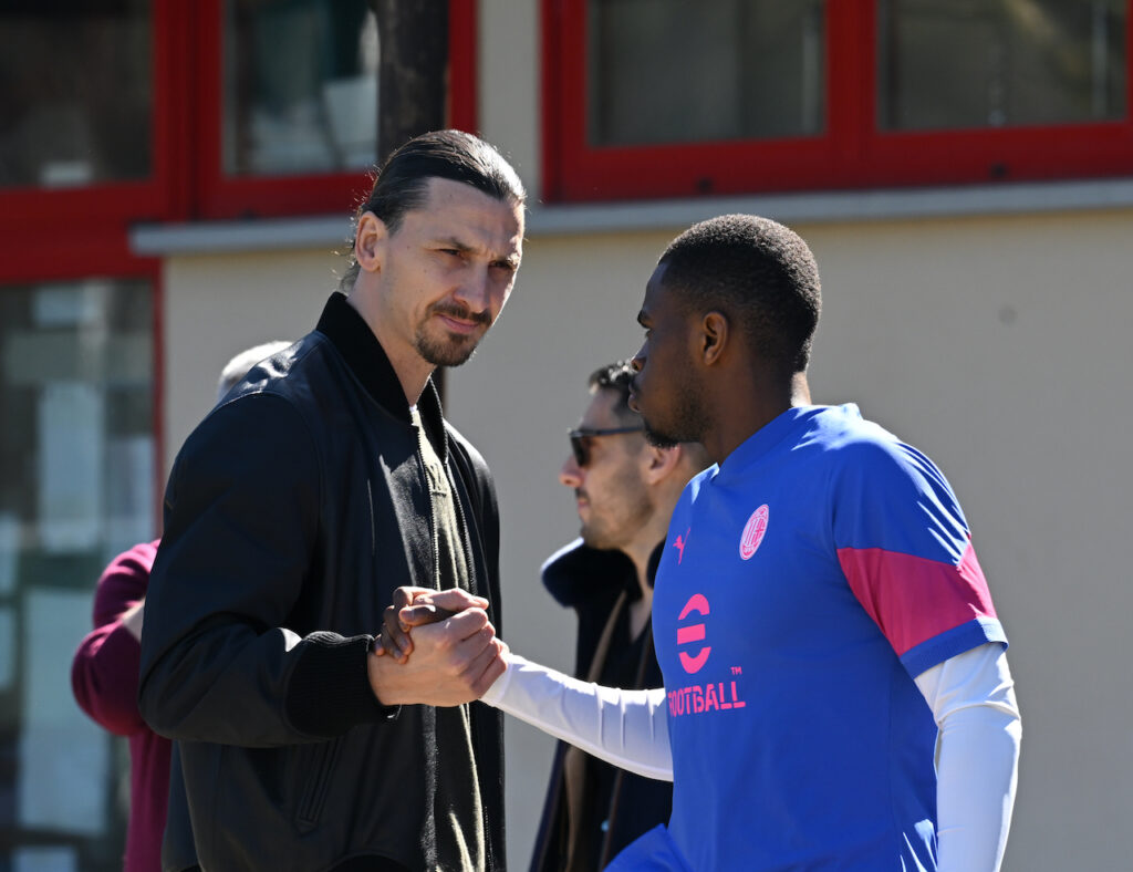 Ibrahimovic Kalulu AC Milan allenamento Milanello