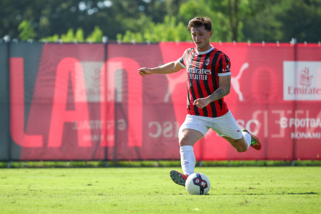 Mattia Sandri, giocatore del Milan Futuro