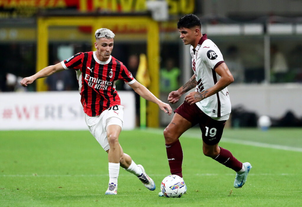 Saelemaekers Bellanova Milan-Torino 2-2 Serie A 2024-2025