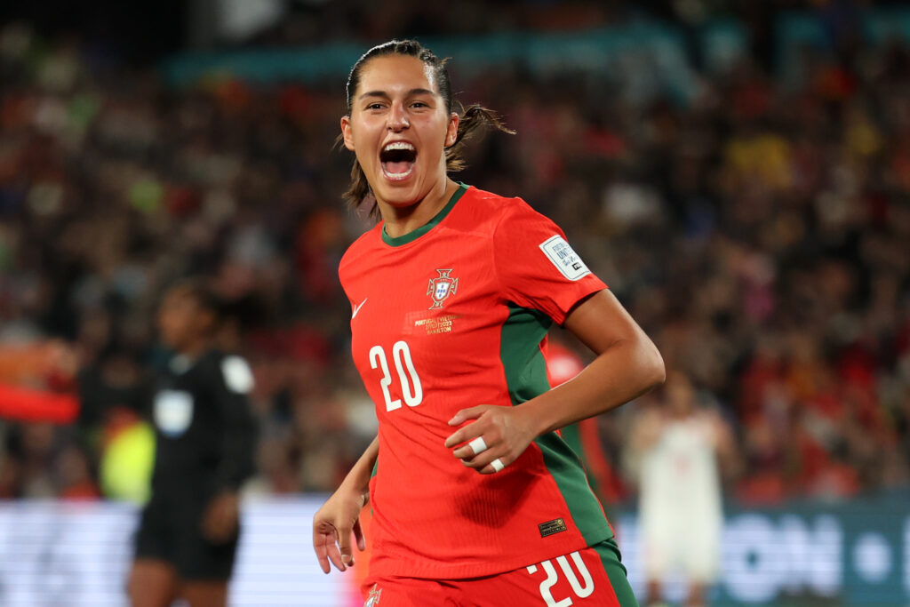 Kika Nazareth, calciatrice del Barcellona Femminile (getty images)
