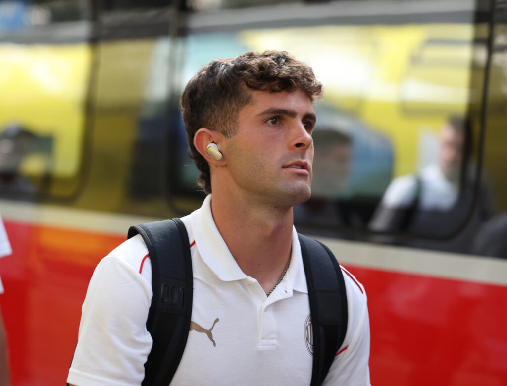 Christian Pulisic AC Milan allenamento Milanello