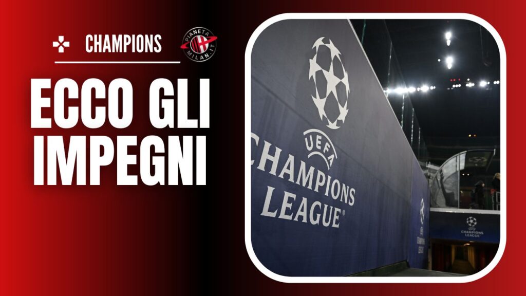 Champions League 2024-2025 calendario AC Milan