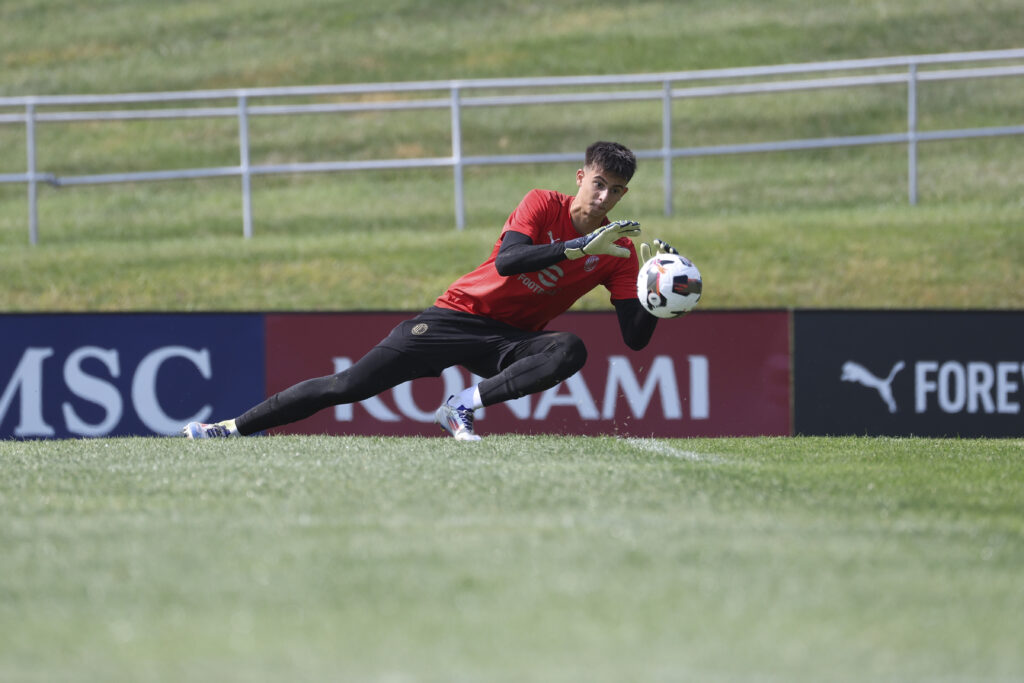 Lorenzo Torriani AC Milan News allenamento