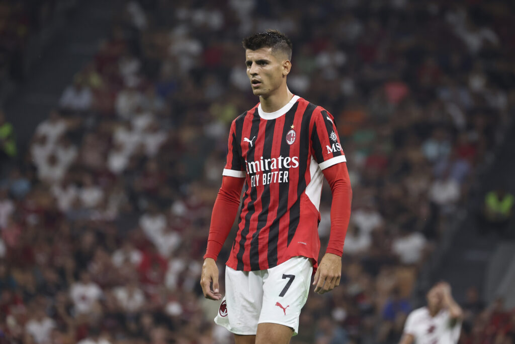 Álvaro Morata AC Milan Milan-Torino 2-2 Serie A 2024-2025