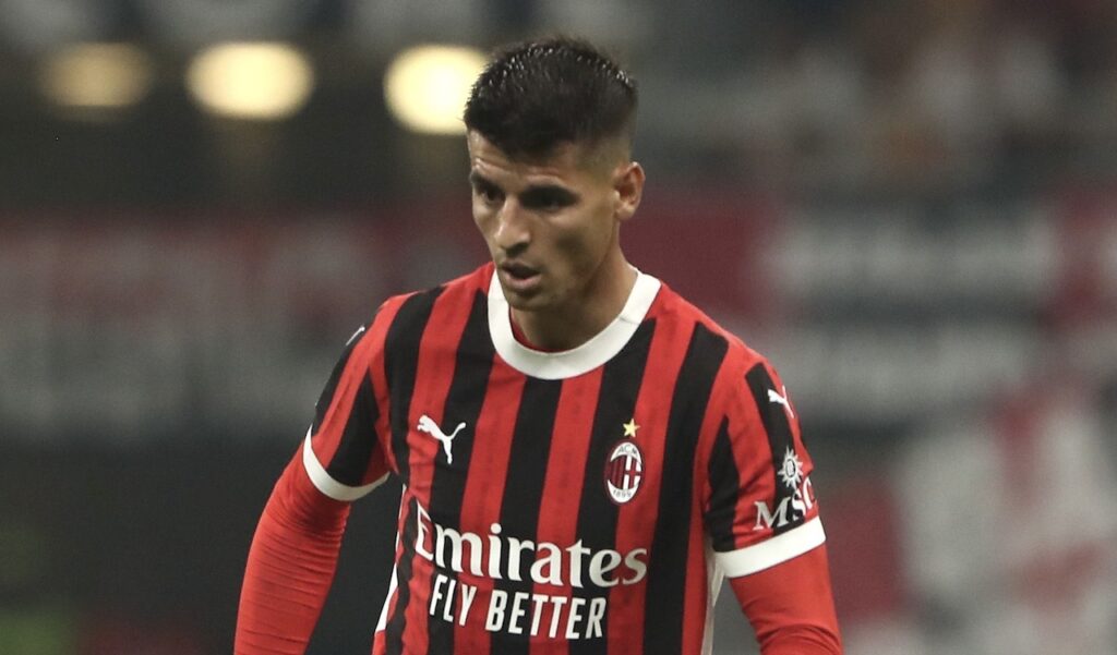 Álvaro Morata AC Milan Milan-Torino 2-2 Serie A 2024-2025