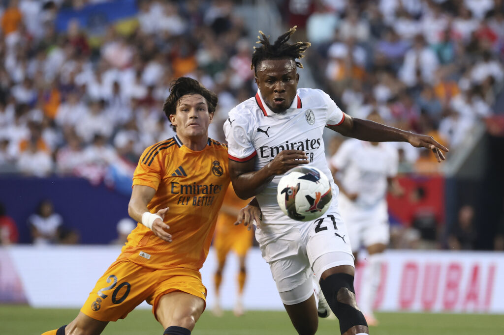 Samuel Chukwueze amichevole Milan-Real Madrid 1-0 Soccer Champions Tour 2024 USA