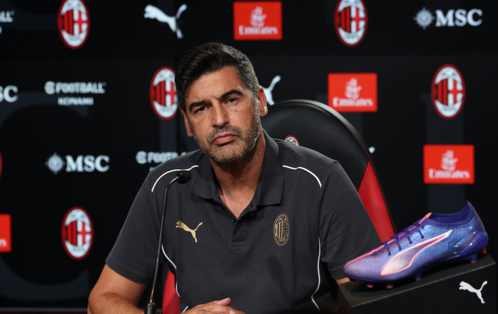 Paulo Fonseca AC Milan conferenza stampa Milanello