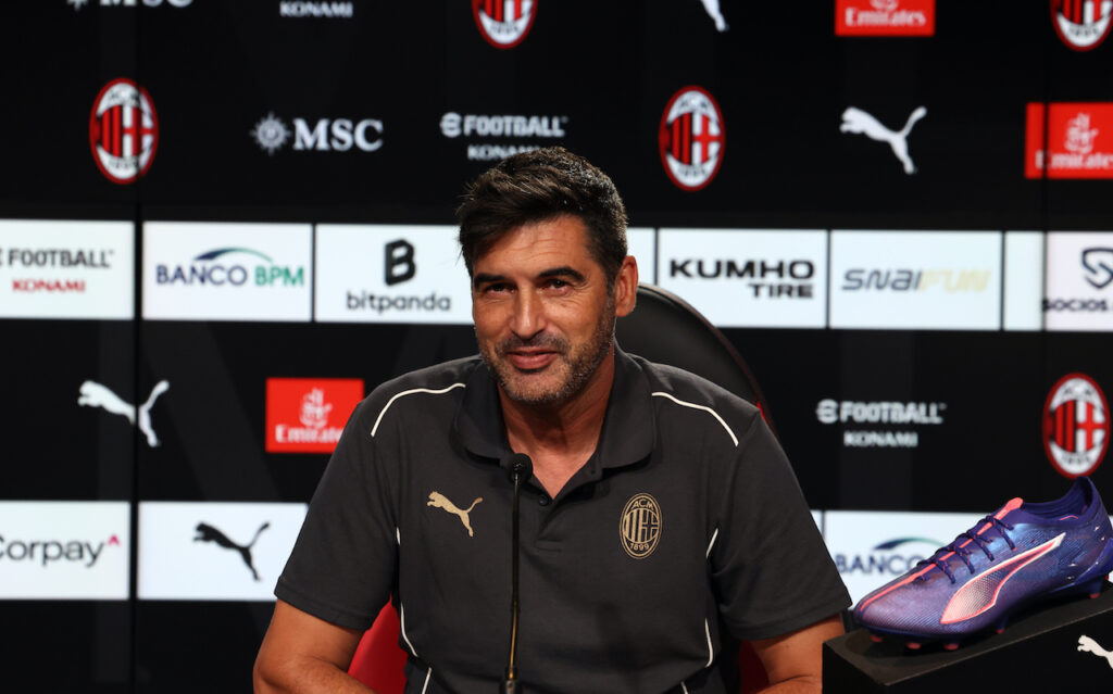 Paulo Fonseca AC Milan conferenza stampa Milanello