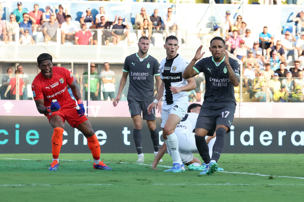 Pavlovic Okafor AC Milan Parma-Milan 2-1 Serie A 2024-2025