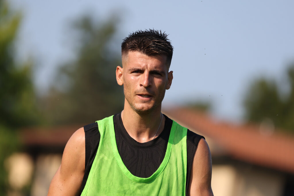 Alvaro Morata allenamento Milanello AC Milan News