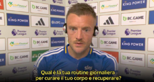 Premier League, Vardy rivela la sua routine: partono risate | VIDEO (screen Gazzetta.it)