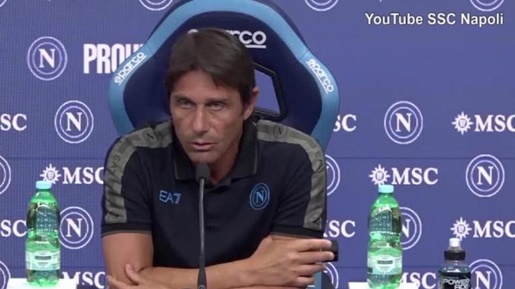 Calciomercato Napoli Conte conferenza stampa