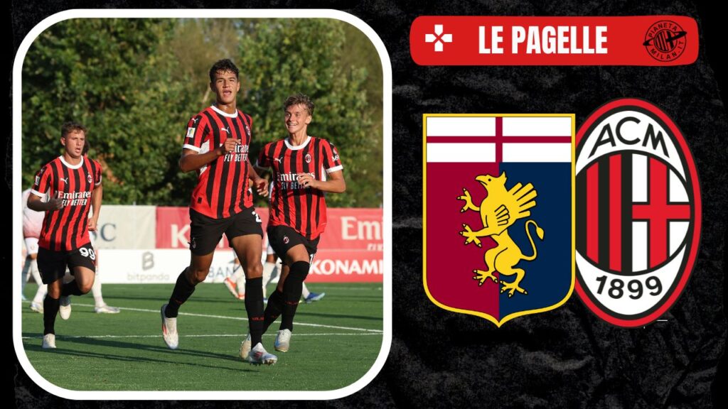 Pagelle del match fra Genoa e Milan Primavera 31/08/2024 PianetaMilan.it