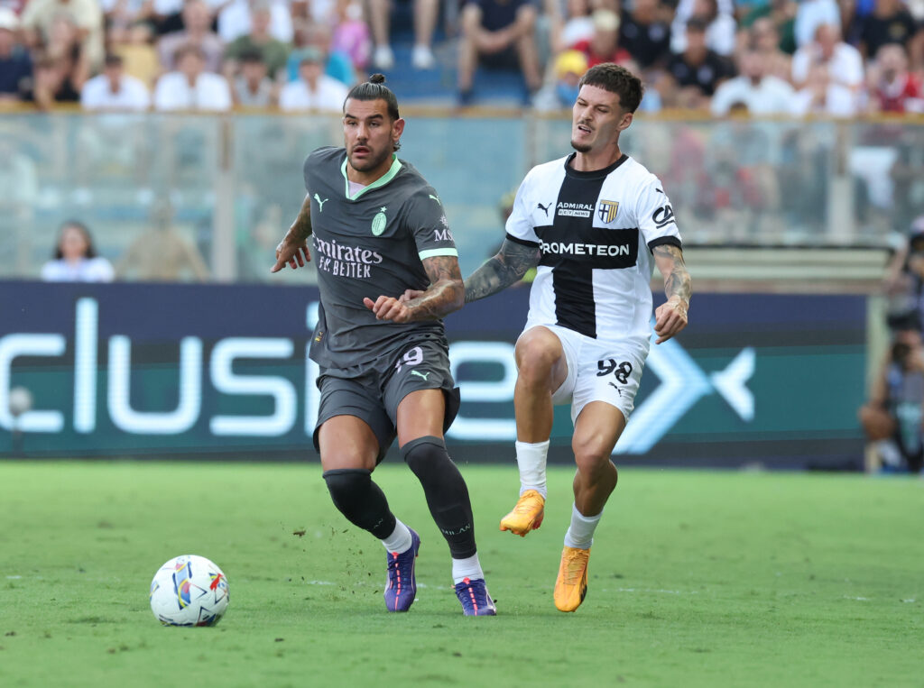 Theo Hernández AC Milan Parma-Milan 2-1 Serie A 2024-2025