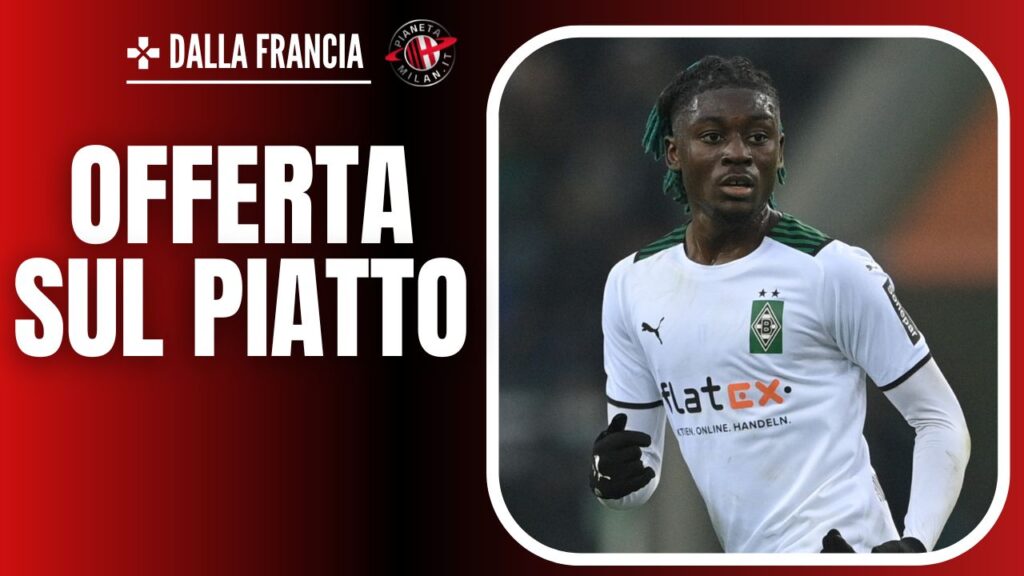Manu Koné Borussia Mönchengladbach Calciomercato AC Milan