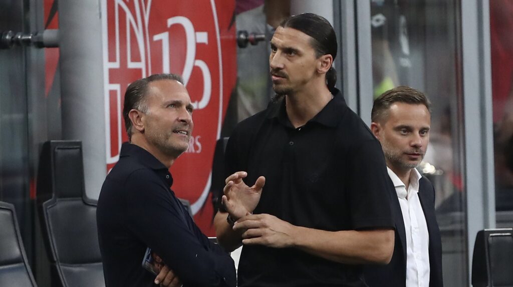 Cardinale Ibrahimovic AC Milan amichevole Milan-Monza 3-1 Trofeo Silvio Berlusconi 2024